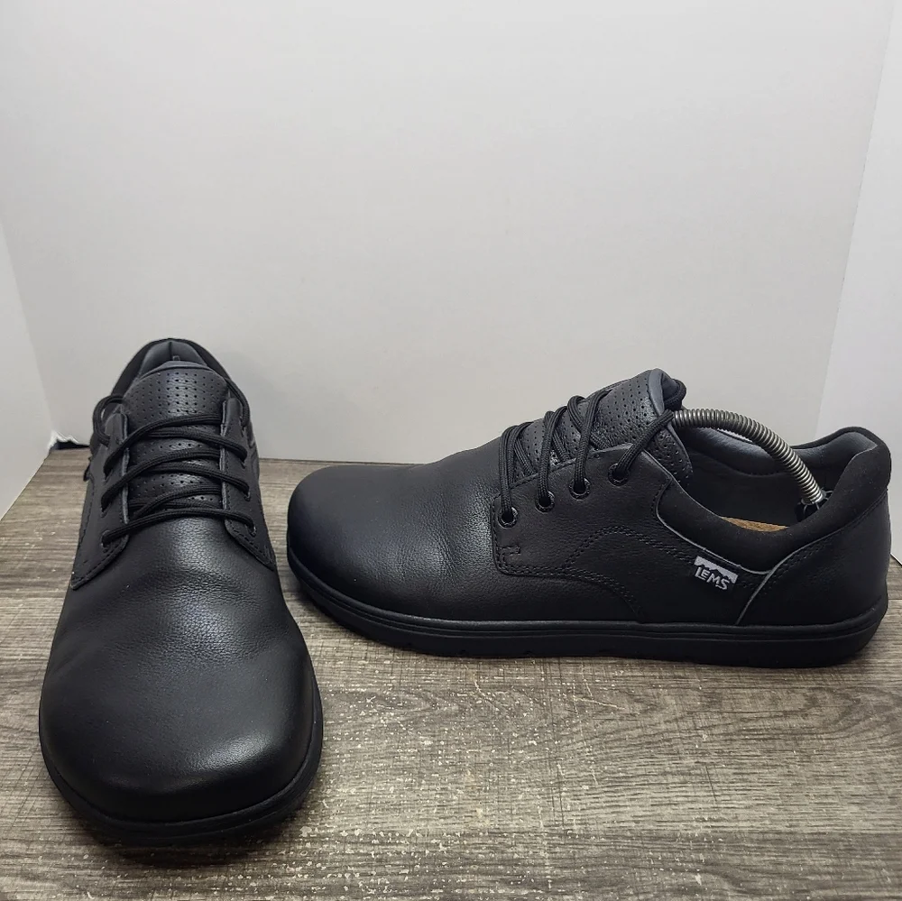 Lems Nine2Five V2 Men’s 12 Black Minimalist Zero Drop Wide Toebox